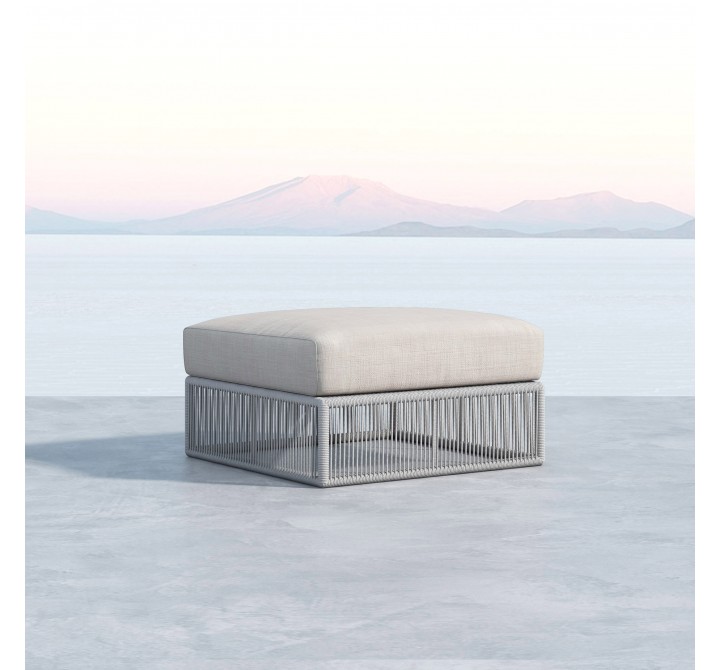 Miami Ottoman in Echo Ash w/ Self Welt - Lifestyle
