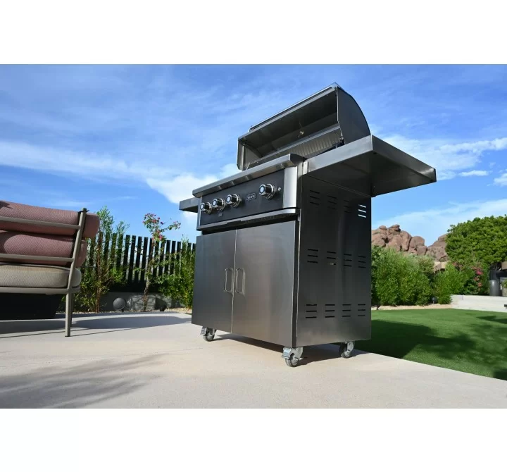 Wildfire Outdoor Living 36"Cart Gas Grill Lifestyle Photo 