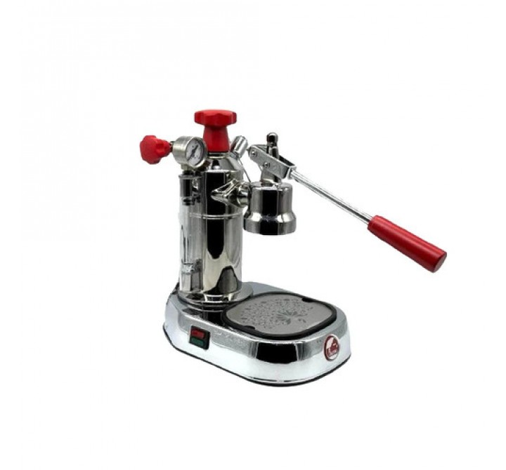 La Pavoni SPECIAL EDITION Europiccola With Gauge - Special Red 