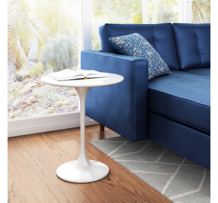 Wilco Side Table in White - Lifestyle