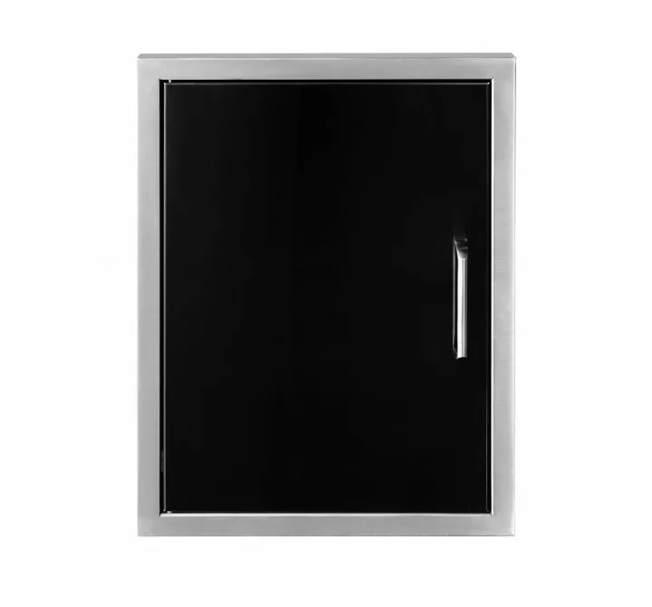 Wildfire Outdoor Living Vertical Single Door 16” X 22” 304 Black SS