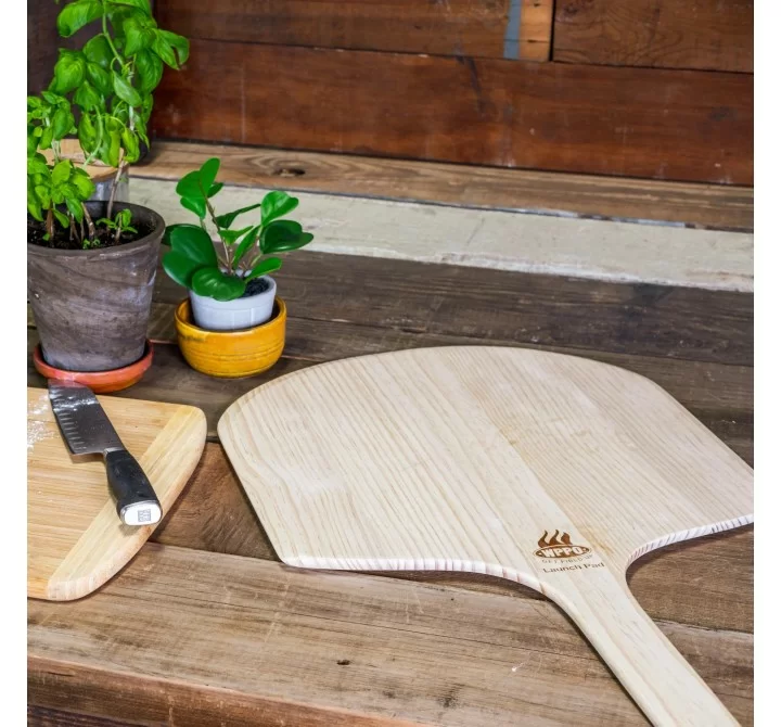 WPPO Ovens 16" x 36" Long Handled Wooden Pizza Peel - Lifestyle