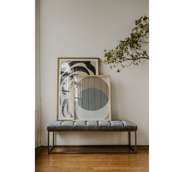 Moe's Home Collection Delight Abstract Print - Lifestyle