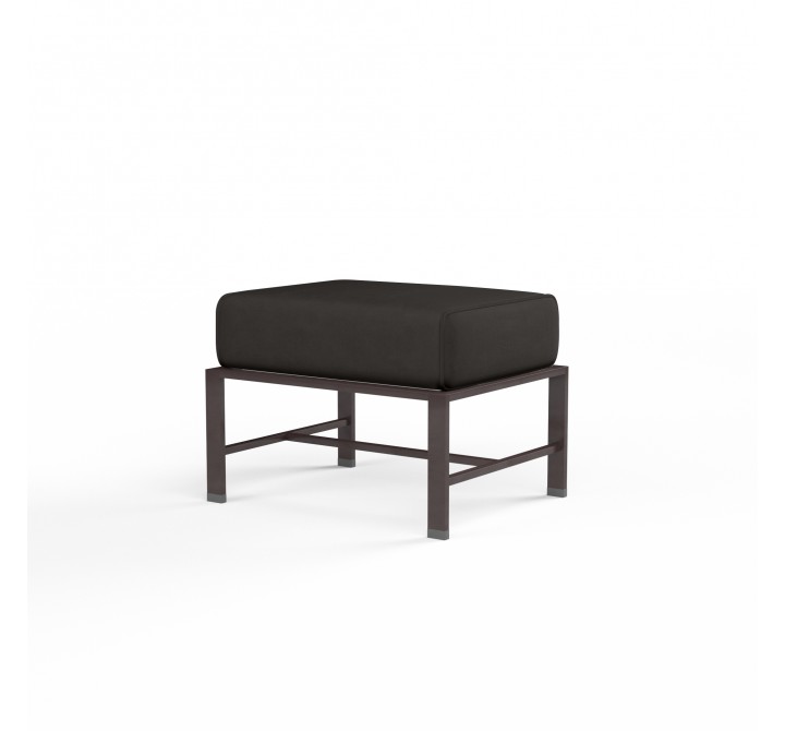La Jolla Ottoman in Spectrum Carbon w/ Self Welt - Front Side Angle