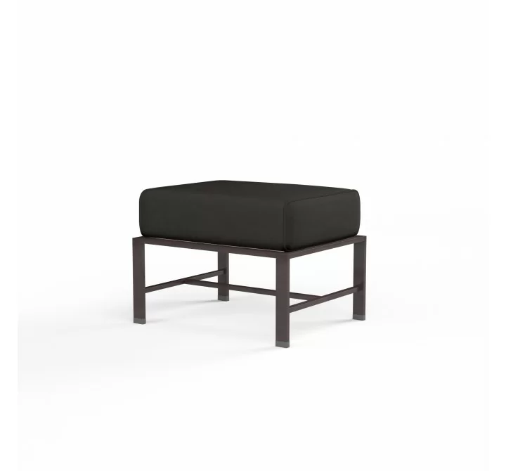 La Jolla Ottoman in Spectrum Carbon w/ Self Welt - Front Side Angle