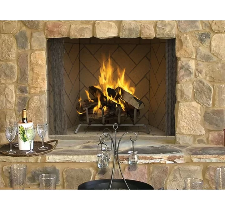 Superior Fireplaces 36" OD Wood burning Masonry Fireplace 