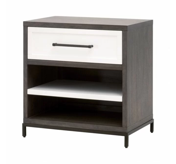 Essentials For Living Wrenn 1-Drawer Nightstand - Front Side Angle