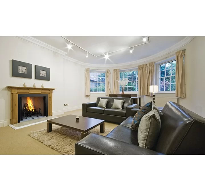 Superior Fireplaces 50" Fireplace With White Stacked/Herringbone Refractory Panels