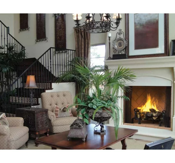 Superior Fireplaces 36" Wood Burning Masonry Fireplace - Lifestyle 1