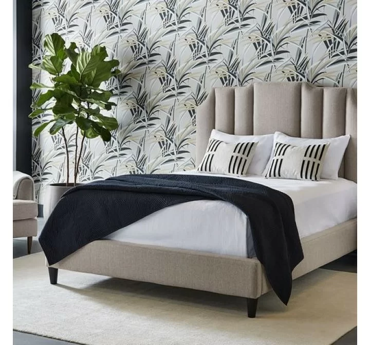 Sunpan Reyes Bed Liv Dove Queen - Lifestyle