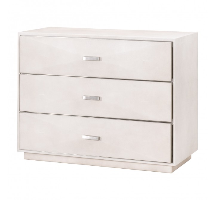 Essentials For Living Wynn 3-Drawer Nightstand - Front Side Angle