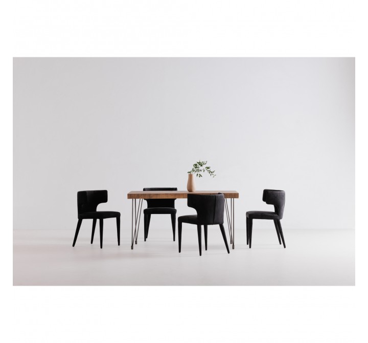 Moe's Home Collection Boneta Small Dining Table - Natural - Lifestyle