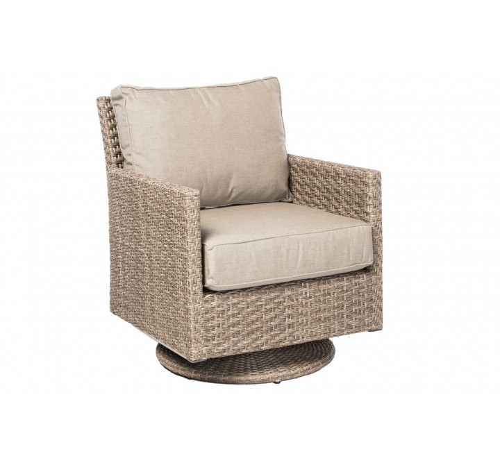 Alfresco Home Cornwall Deep Seating Swivel Glider - Back Side Angle