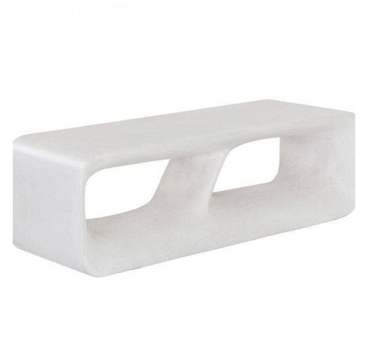 Sunpan Kurver Bench - Front Side Angle