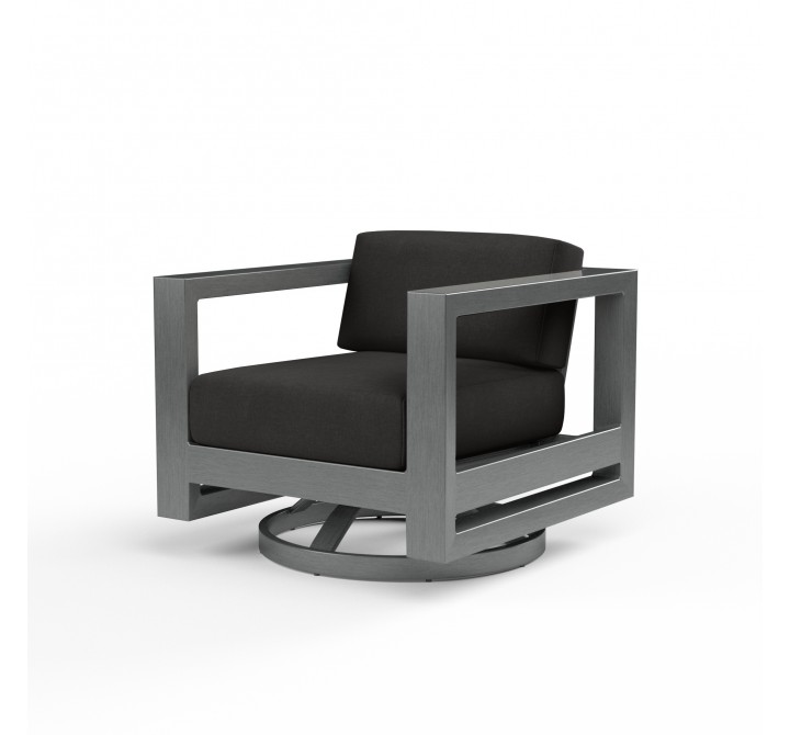Redondo Swivel Club in Spectrum Carbon, No Welt - Front Side Angle