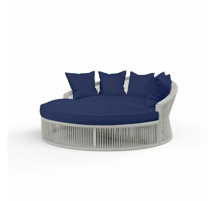 Miami Daybed in Echo Midnight w/ Self Welt - Front Side Angle