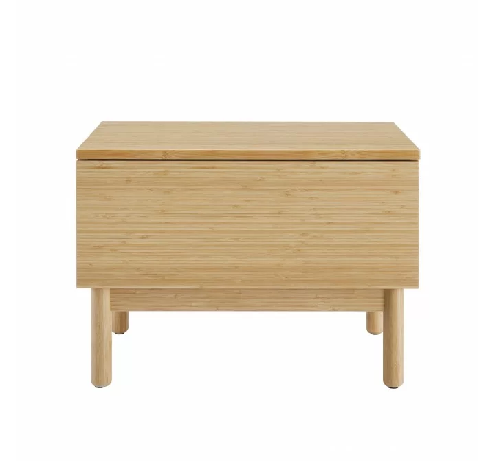 Greenington Monterey 1 Drawer Nightstand, Wheat - Front Angle
