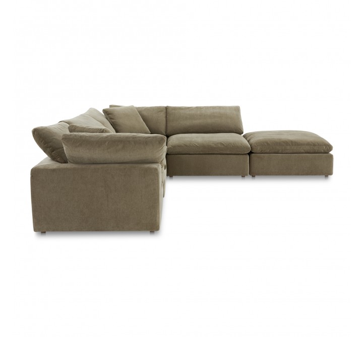 Moe's Home Collection Terra Dream Modular Sectional, Desert Sage - Front Side Angle