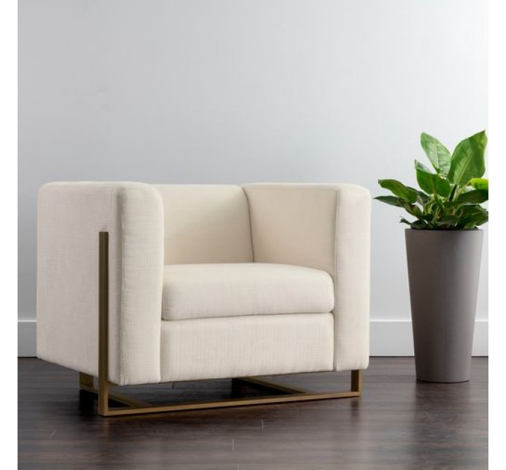 Sunpan Penley Armchair - Zenith Alabaster - Lifestyle