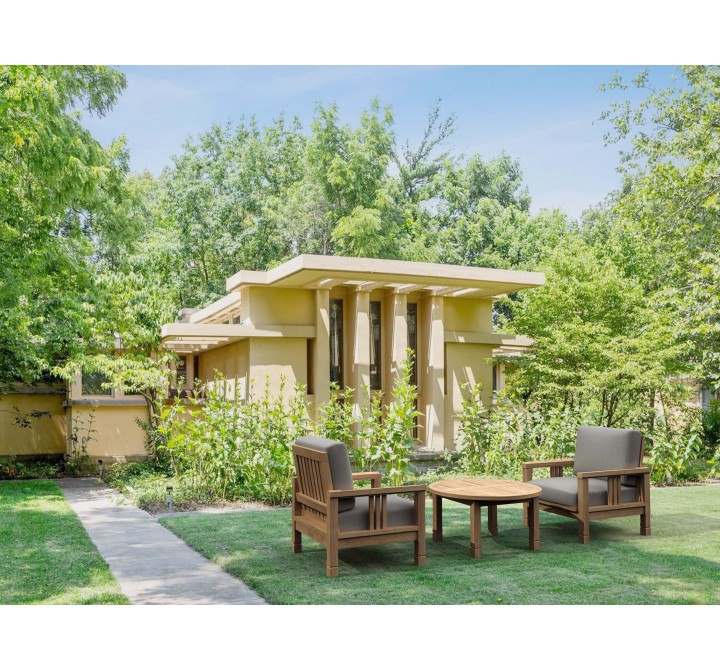 Anderson Teak SouthBay Deep Seating 3-Pieces Conversation Set A 1