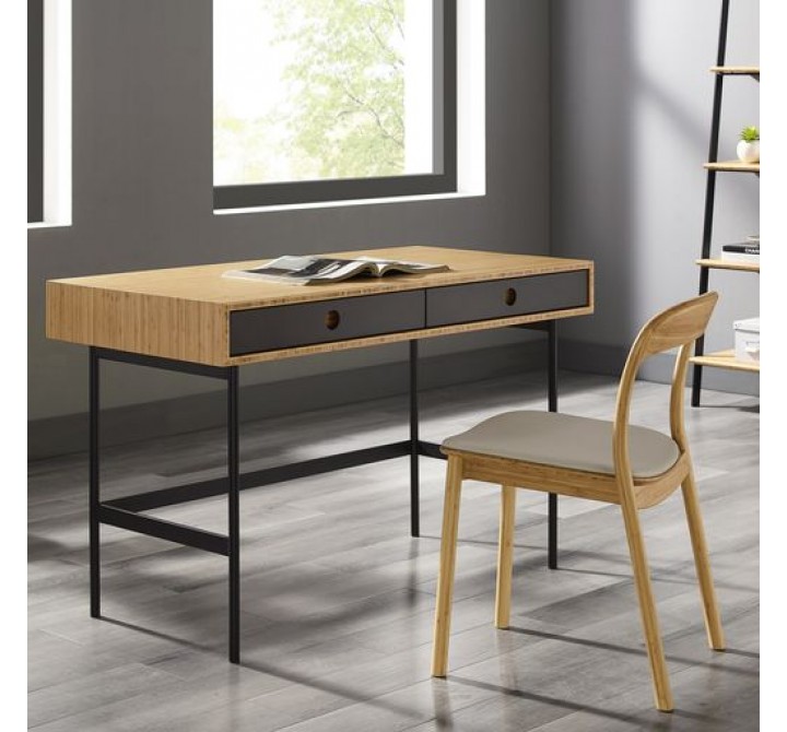 Greenington Santa Cruz Desk, Wheat - Lifestyle