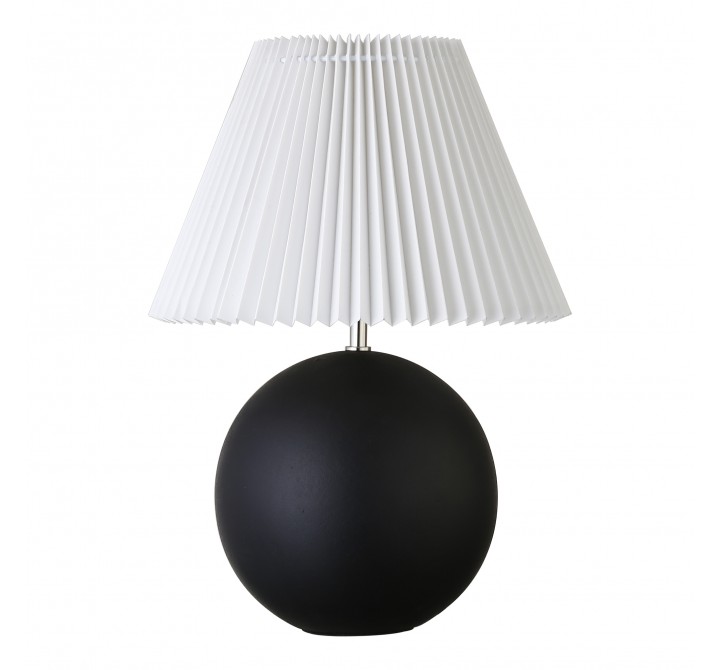 Moe's Home Collection Tuve Table Lamp in Black - Front Angle