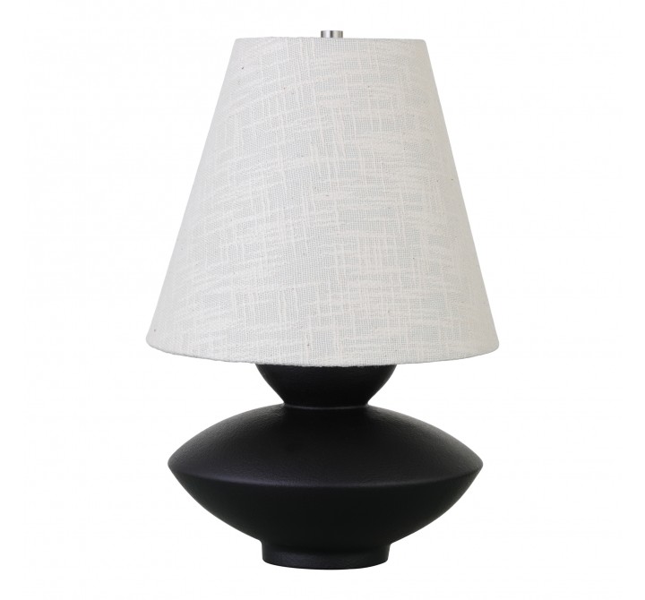 Moe's Home Collection Dell Table Lamp in Black - Front Angle