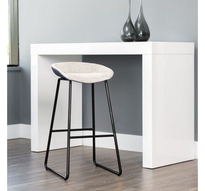 Sunpan Skylar Barstool - Polo Club Stone / Dillon Thunder - Lifestyle