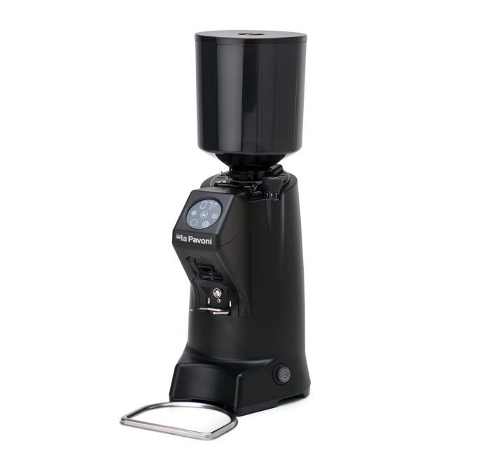 La Pavoni Zip Pro Cormo Grinder in Black - Angled