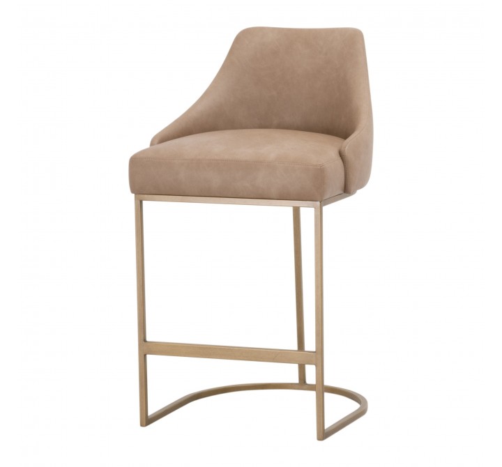 Essentials For Living Parissa Counter Stool - Set of Two - Front Side Angle
