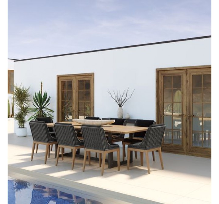 Sunpan Sorrento Dining Chair Palazzo Taupe - Lifestyle