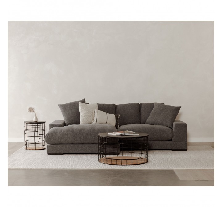 Moe's Home Collection PLUNGE SECTIONAL ANTHRACITE - Lifestyle