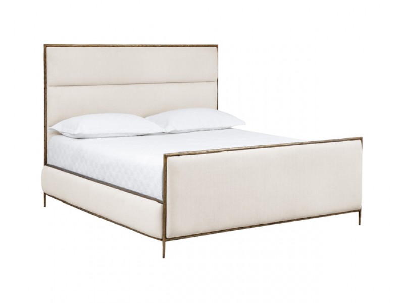 Sunpan Yasmine Bed - King - Zenith Alabaster 