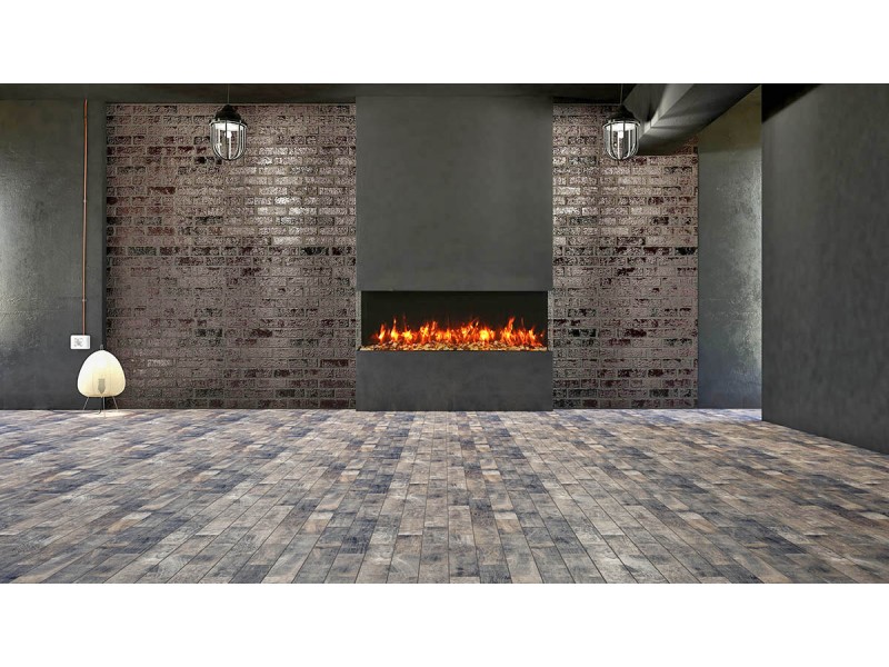 Remii 60" 3 Sided Electric Fireplace - Lifestyle