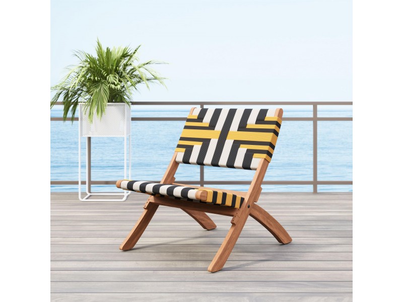 Zuo Modern Sunbeam Lounge Chair Multicolor - Lifestyle