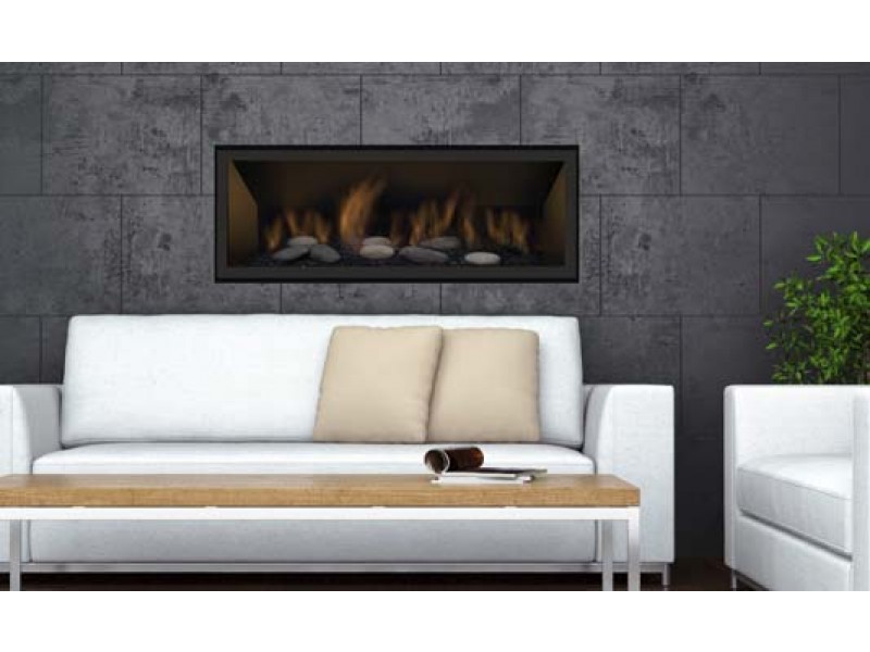 Sierra Flame Bennet 45" Liquid Propane Direct Vent Linear - Lifestyle