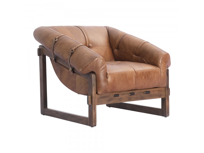 Moe's Home Collection Bellos Accent Chair - Front Side Angle