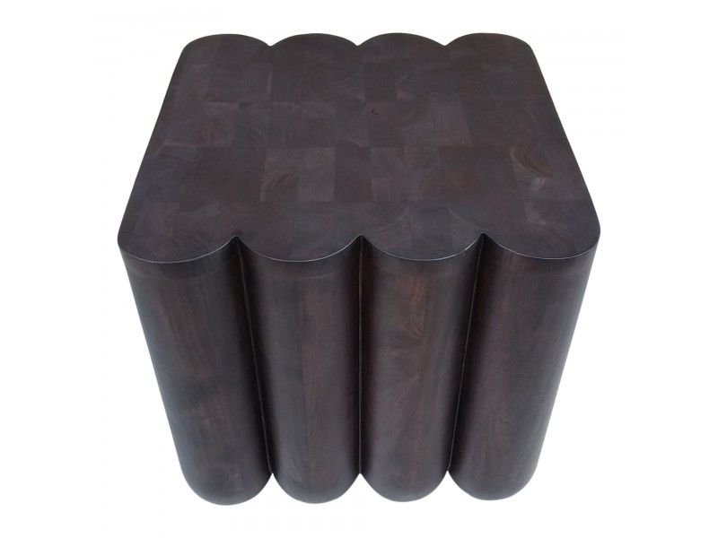 Moe's Home Collection PUNYO PUNYO ACCENT TABLE ESPRESSO BROWN - Top Front Angle 
