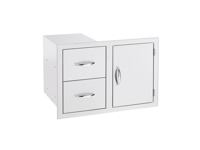 Summerset Grills 36" 2-Drawer and Access Door Combo