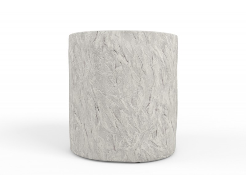 Sunset West Antique Stone Round End Table