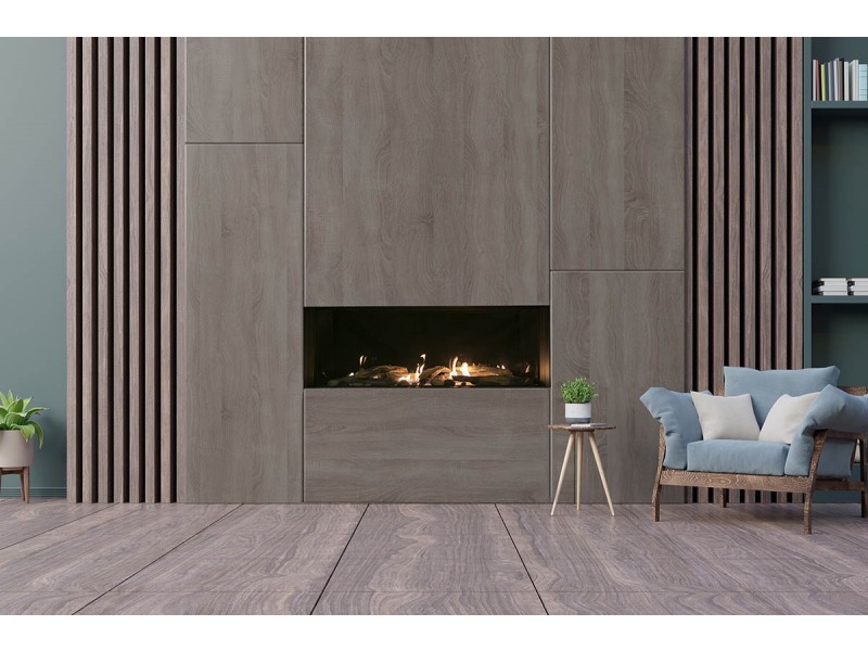 Sierra Flame Vienna - Linear Style Gas Fireplace - Lifestyle 2