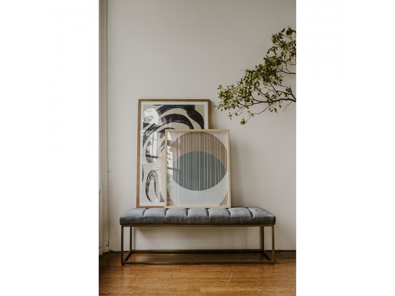 Moe's Home Collection Delight Abstract Print - Lifestyle
