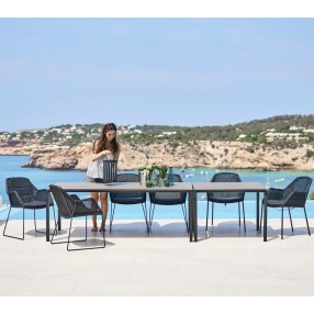 Cane-Line Breeze Chairs - Outdoor View