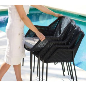 Cane-Line Breeze Chair, Stackable 