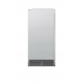 TruFlame 15" UL Outdoor Rated Ice Maker With Stainless Door - 50 lb. Capacity - Front
