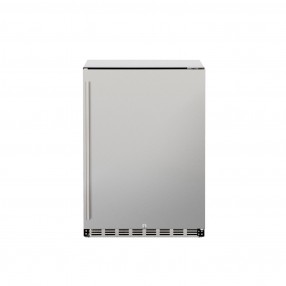 TrueFlame 5.3 Cu. Deluxe Outdoor Rated Fridge - Front and Closed