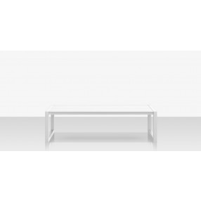 Source Furniture Iconic Aluminum Small Rectangular Coffee Table  