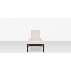 Source Furniture Lucaya Armless Chaise With Standard Cushion Espresso  Front