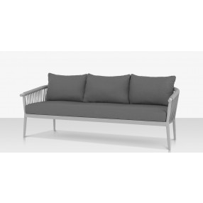 Source Furniture Vines Sofa Silver Angle