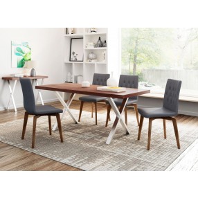 Zuo Modern Orebro Dining Chair in Graphite - Lifestyle